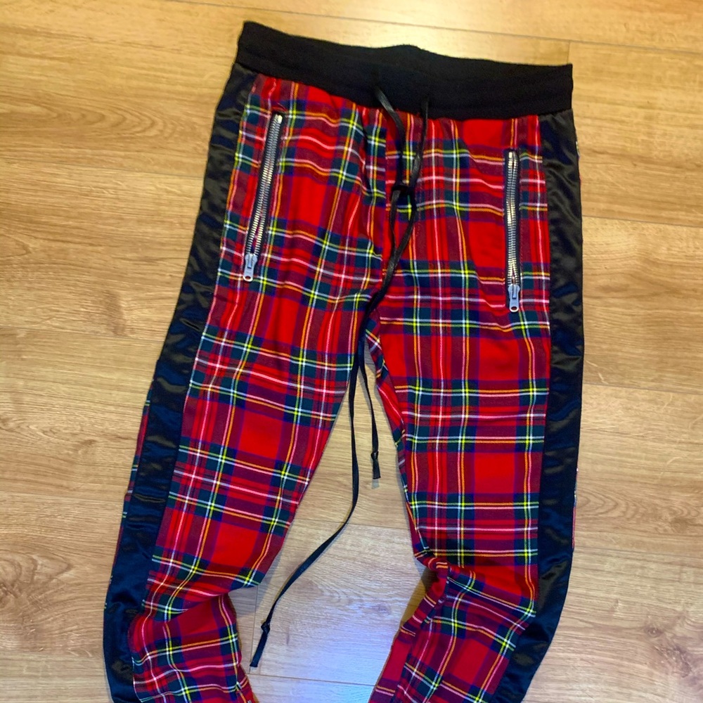 MNML PLAID PANTS 🔥